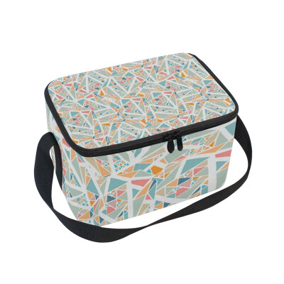 ALAZA Insulated Lunch Box Geometric Background Lunch Bag for Men Women Portable Tote Bag Cooler Bag
ALAZA Insulated Lunch Box Geometric Background Lunch Bag for Men Women Portable Tote Bag Cooler Bag