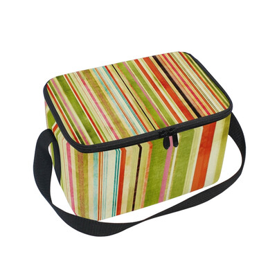 ALAZA Lunch Box Insulated Lunch Bag Large Cooler Tote Bag Retro Stripes for Men Women Girls Boys
ALAZA Lunch Box Insulated Lunch Bag Large Cooler Tote Bag Retro Stripes for Men Women Girls Boys