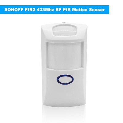 SONOFF PIR2 Wireless Dual Infrared Detector 433Mhz RF PIR Motion Sensor Smart Home Automation Security Alarm System for Amazon Ale
SONOFF PIR2 Wireless Dual Infrared Detector 433Mhz RF PIR Motion Sensor Smart Home Automation Security Alarm System for Amazon Ale