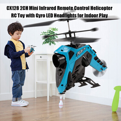 CX128 2CH Mini Infrared Remote Control Helicopter RC Toy with Gyro LED Headlights for Indoor Play Kids Beginners
CX128 2CH Mini Infrared Remote Control Helicopter RC Toy with Gyro LED Headlights for Indoor Play Kids Beginners