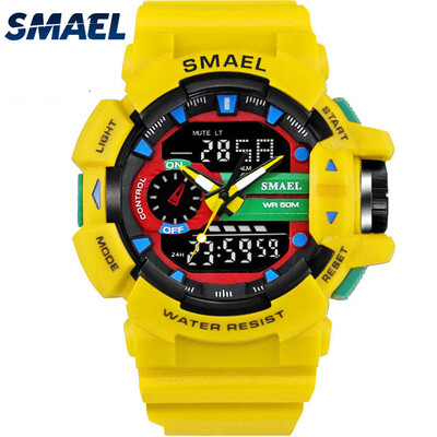 Mens Stylish Sports Multi-function Electronic Waterproof Watch Dual Display Wristwatches
Mens Stylish Sports Multi-function Electronic Waterproof Watch Dual Display Wristwatches