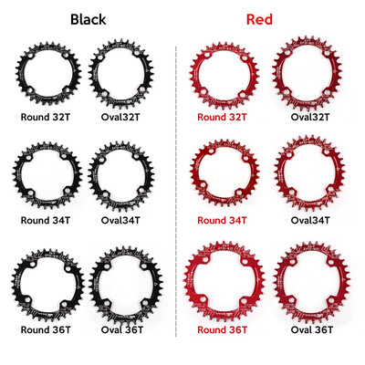 Bike Narrow Wide Chainring Crankset Oval Round Single Chainwheel MTB Mountain Bike BCD 104MM Chainrings 32T 34T 36T
Bike Narrow Wide Chainring Crankset Oval Round Single Chainwheel MTB Mountain Bike BCD 104MM Chainrings 32T 34T 36T