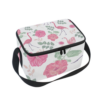 ALAZA Lunch Box Insulated Flowers And Flamingos Lunch Bag Large Cooler Tote Bag for Men Women
ALAZA Lunch Box Insulated Flowers And Flamingos Lunch Bag Large Cooler Tote Bag for Men Women