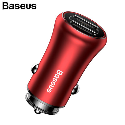 Baseus Car Charger Dual USB Car Charger 48A Qi Charging for Mobile Phone In Car Suit for Iphone Samsung XiaoMi HuaWei
Baseus Car Charger Dual USB Car Charger 48A Qi Charging for Mobile Phone In Car Suit for Iphone Samsung XiaoMi HuaWei
