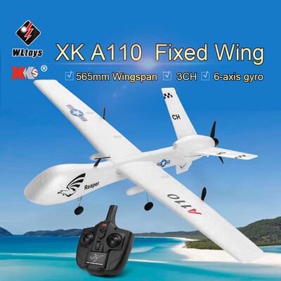 Original WLtoys XK A110 24G 565mm 3CH RC Airplane Fixed Wing Plane Aircraft Outdoor Toys
Original WLtoys XK A110 24G 565mm 3CH RC Airplane Fixed Wing Plane Aircraft Outdoor Toys