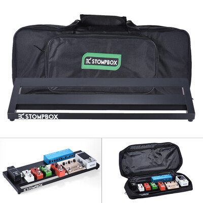 Portable Guitar Effect Pedal Board Pedalboard Aluminum Alloy with Carrying Bag Case Box 2 Fastener Tapes Black
Portable Guitar Effect Pedal Board Pedalboard Aluminum Alloy with Carrying Bag Case Box 2 Fastener Tapes Black