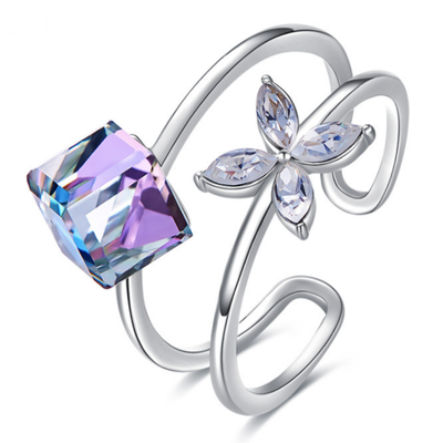 925 Sterling Silver Square Sugar Block Ring for Wide Band Women Girls Swarovski Crystals Jewelry Sizer Adjuster for Loose Rings
925 Sterling Silver Square Sugar Block Ring for Wide Band Women Girls Swarovski Crystals Jewelry Sizer Adjuster for Loose Rings