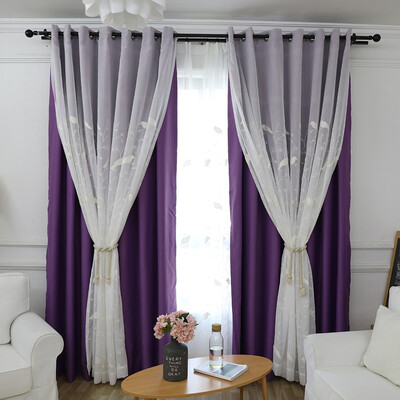 Modern Birds Pattern Double-Layer Home Fashion Window Decorative Curtain Pure Color Simple & Elegant Sunblind
Modern Birds Pattern Double-Layer Home Fashion Window Decorative Curtain Pure Color Simple & Elegant Sunblind