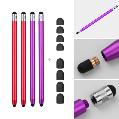 2 in 1 Universal Touchscreen Stylus Pen for All Touchscreen Tablets Cell Phones with 8 Extra Replaceable Soft Rubber Tips 4pcs Red
2 in 1 Universal Touchscreen Stylus Pen for All Touchscreen Tablets Cell Phones with 8 Extra Replaceable Soft Rubber Tips 4pcs Red