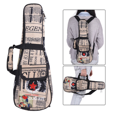 21" Ukelele Bag Case Paper Pattern Oxford Backpack Adjustable Shoulder Strap Pocket 6mm Thicken Padded
21" Ukelele Bag Case Paper Pattern Oxford Backpack Adjustable Shoulder Strap Pocket 6mm Thicken Padded