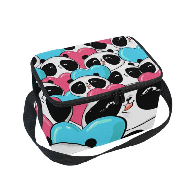 Lunch Box Insulated Lunch Bag Large Cooler Panda Hearts Tote Bagfor Kids Men Women
Lunch Box Insulated Lunch Bag Large Cooler Panda Hearts Tote Bagfor Kids Men Women