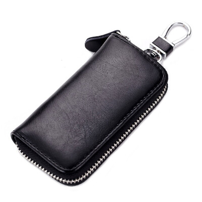 

Leather Key Chain Bag Leather Key Holders Smart Car Key Case auto remote key chain bag Pack for Men Women