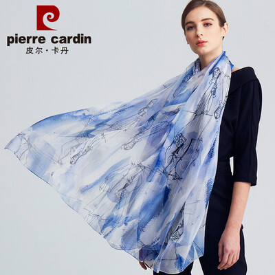 Pierre Cardin silk scarf women 2019 spring&summer new silk long scarf high-grade scarf female scarf thin summer sunscreen seaside travel sunscreen gift E12TM5705 water blue
Pierre Cardin silk scarf women 2019 spring&summer new silk long scarf high-grade scarf female scarf thin summer sunscreen seaside travel sunscreen gift E12TM5705 water blue
