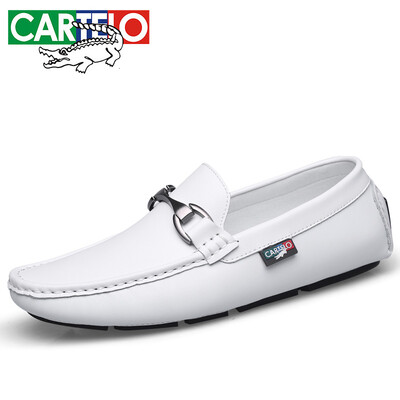 Cartier crocodile CARTELO leather comfortable non-slip pedals leisure lazy sets of feet peas driving shoes 5102 white 43
Cartier crocodile CARTELO leather comfortable non-slip pedals leisure lazy sets of feet peas driving shoes 5102 white 43