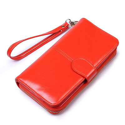 LKX Long Womens Leather Wallet High-performance Clutch Womens Zipper Wallet Female Mini Coin Pocket Card Money Clip
LKX Long Womens Leather Wallet High-performance Clutch Womens Zipper Wallet Female Mini Coin Pocket Card Money Clip