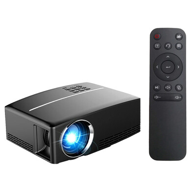 GP80UP LCD Projector Full HD 1080P Portable Home Theater 120" LED Movie Video PPT Wireless Viewer 1800 Lumens wAndroid OS 1GB8GB
GP80UP LCD Projector Full HD 1080P Portable Home Theater 120" LED Movie Video PPT Wireless Viewer 1800 Lumens wAndroid OS 1GB8GB