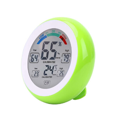 Touch Screen Temperature&Humidity Meter Digital Round Shape Indoor Thermometer&Hygrometer
Touch Screen Temperature&Humidity Meter Digital Round Shape Indoor Thermometer&Hygrometer