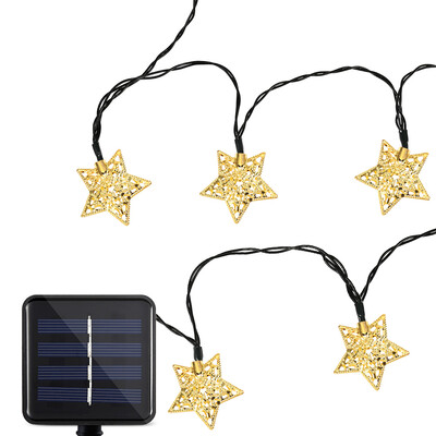 SS - 31 Solar Powered Waterproof 20 LEDs Iron Star String Lamp Home Yard Christmas Decoration
SS - 31 Solar Powered Waterproof 20 LEDs Iron Star String Lamp Home Yard Christmas Decoration