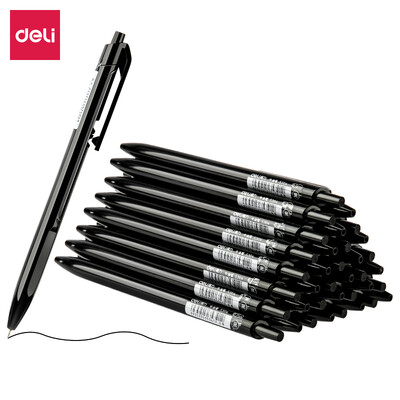 Deli deli 07mm English special oil pen ballpoint pen mini head side by paragraph 36 box DL-S304 black
Deli deli 07mm English special oil pen ballpoint pen mini head side by paragraph 36 box DL-S304 black