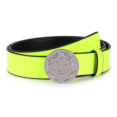 Versace Versace VERSUS Luxury 18 spring&summer new mens fluorescent green leather buckle belt belt FCU0095 FSPA F509N 95
Versace Versace VERSUS Luxury 18 spring&summer new mens fluorescent green leather buckle belt belt FCU0095 FSPA F509N 95