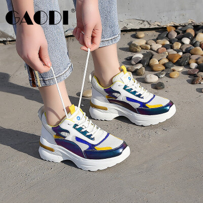 Gao Di gaodi thick bottom mesh breathable wild color matching running sports shoes women white 36
Gao Di gaodi thick bottom mesh breathable wild color matching running sports shoes women white 36