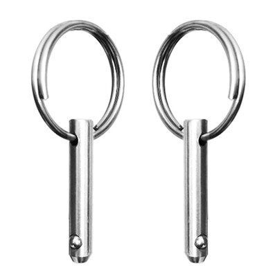 2Pcs Marine Grade 316 Stainless Steel Spring Loaded Quick Release Pins for Boat Deck Hinge Bimini Top
2Pcs Marine Grade 316 Stainless Steel Spring Loaded Quick Release Pins for Boat Deck Hinge Bimini Top