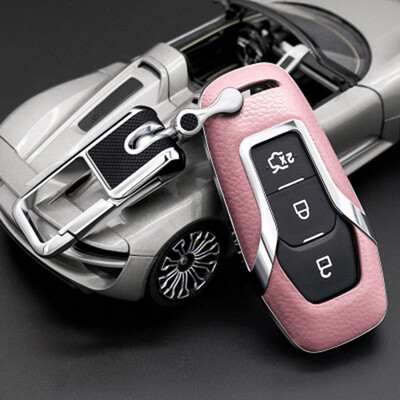 Car Accessories Top Layer Leather Car Key Case Keychain For Ford 15-17 EDGE13-16 new Mondeo 20L16-17 Explorer 23 T
Car Accessories Top Layer Leather Car Key Case Keychain For Ford 15-17 EDGE13-16 new Mondeo 20L16-17 Explorer 23 T
