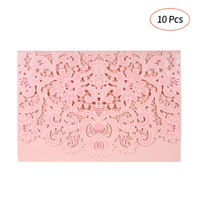 10pcs Pearl Paper Embossment Invitation Cards Invitation Holders for Wedding Birthday Party Anniversay--Pink
10pcs Pearl Paper Embossment Invitation Cards Invitation Holders for Wedding Birthday Party Anniversay--Pink