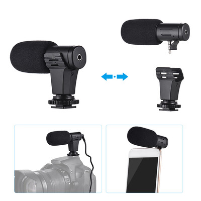 Mobile Phone Microphone Universal Mini Portable Video Record Microphone for DSLR Cameras
Mobile Phone Microphone Universal Mini Portable Video Record Microphone for DSLR Cameras