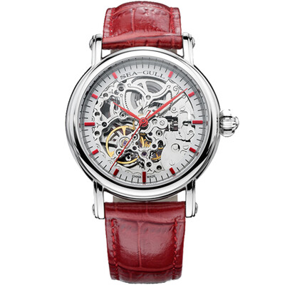 Seagull watch series series automatic mechanical neutral table hollow fashion trend men&women belt watch M182SK white plate red belt
Seagull watch series series automatic mechanical neutral table hollow fashion trend men&women belt watch M182SK white plate red belt