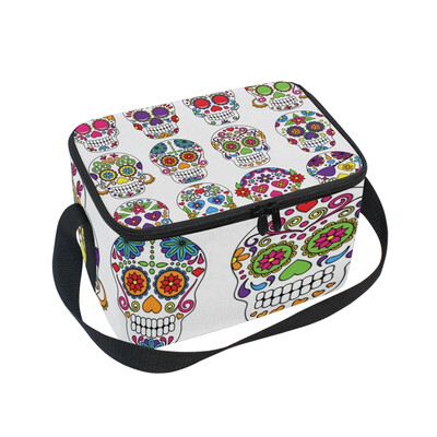 ALAZA Lunch Box Insulated Lunch Bag Large Cooler Tote Bag Decor Skulls for Men Women Girls Boys
ALAZA Lunch Box Insulated Lunch Bag Large Cooler Tote Bag Decor Skulls for Men Women Girls Boys
