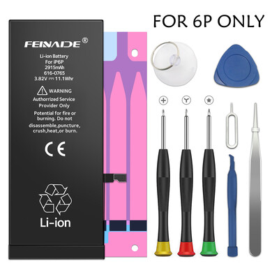 FEINADE Replacement Battery iPhone 5G5S6G6P 6S6SP7G7P8G8PX Replacement Kit with Tools 0 Cycle Battery - 1 Years Warrant
FEINADE Replacement Battery iPhone 5G5S6G6P 6S6SP7G7P8G8PX Replacement Kit with Tools 0 Cycle Battery - 1 Years Warrant