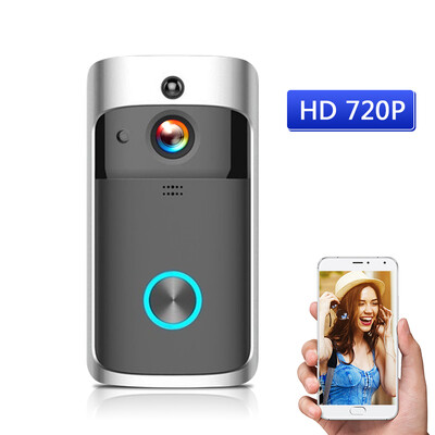 WiFi Smart Wireless Security DoorBell Smart HD 720P Visual Intercom Recording Video Door Phone Remote Home Monitoring Night Vision
WiFi Smart Wireless Security DoorBell Smart HD 720P Visual Intercom Recording Video Door Phone Remote Home Monitoring Night Vision