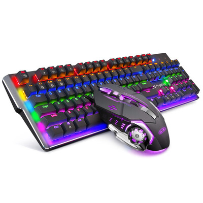 MageGee Mechanical Storm Set Real Mechanical Keyboard Mouse Set Backlight Game Desktop Computer Notebook Keyboard Set Black Mixed Light Black Axis
MageGee Mechanical Storm Set Real Mechanical Keyboard Mouse Set Backlight Game Desktop Computer Notebook Keyboard Set Black Mixed Light Black Axis