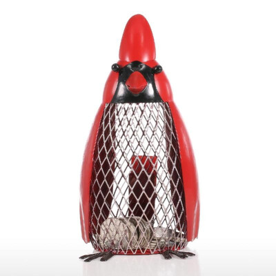 Bird Money Bank with Red Clothes Iron Handmade Bird Shape Coin Bank Practical Craft Home Decoration Gift
Bird Money Bank with Red Clothes Iron Handmade Bird Shape Coin Bank Practical Craft Home Decoration Gift