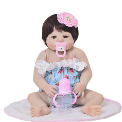 Realista Girls Baby Toys Fashion Reborn Baby Doll 23" 57 cm Full Silicone Body Lifelike Newborn Dolls For Kid Birthday Xmas Gift
Realista Girls Baby Toys Fashion Reborn Baby Doll 23" 57 cm Full Silicone Body Lifelike Newborn Dolls For Kid Birthday Xmas Gift