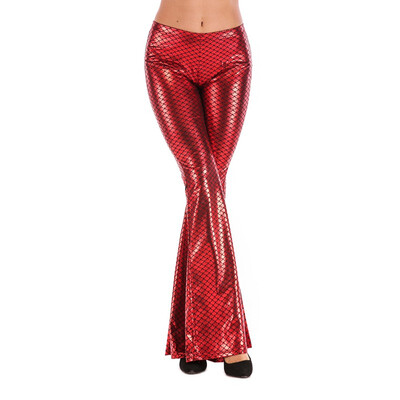 Sexy Fashion Woman Pants High Elastic Fish Scale Trousers Seamless Shiny Mermaid Fish Scale Wide Leg Flare Pants
Sexy Fashion Woman Pants High Elastic Fish Scale Trousers Seamless Shiny Mermaid Fish Scale Wide Leg Flare Pants