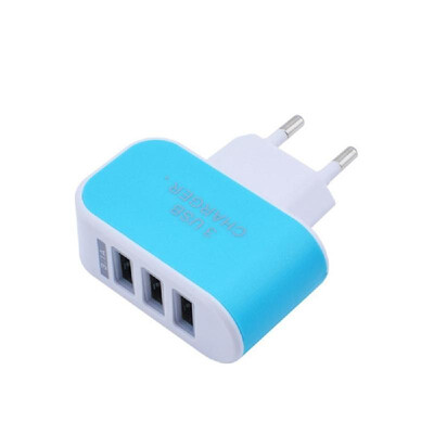 Universal 3 Ports USB Wall Charger Home Travel AC Charger Adapter EU-Plug for Tablets Smartphones
Universal 3 Ports USB Wall Charger Home Travel AC Charger Adapter EU-Plug for Tablets Smartphones