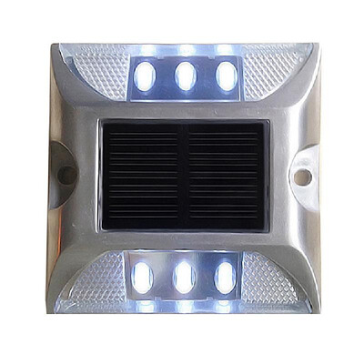 Solar Deck Lights 6-LED Driveway Light Aluminum Waterproof Outdoor Path Road Stairs Step Ground Lamp for Pathway Garden Patio Yard
Solar Deck Lights 6-LED Driveway Light Aluminum Waterproof Outdoor Path Road Stairs Step Ground Lamp for Pathway Garden Patio Yard