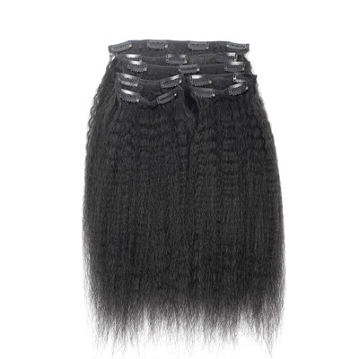 YVONNE Brazilian Kinky Straight Clip In Human Hair Extensions Virgin Hair 7 PiecesSet Natural Color 120gset
YVONNE Brazilian Kinky Straight Clip In Human Hair Extensions Virgin Hair 7 PiecesSet Natural Color 120gset