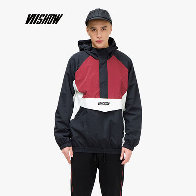 Weixiu viishow 2019 spring new jacket mens tide brand mens stitching hooded hooded jacket youth clothes JC1073191 black
Weixiu viishow 2019 spring new jacket mens tide brand mens stitching hooded hooded jacket youth clothes JC1073191 black