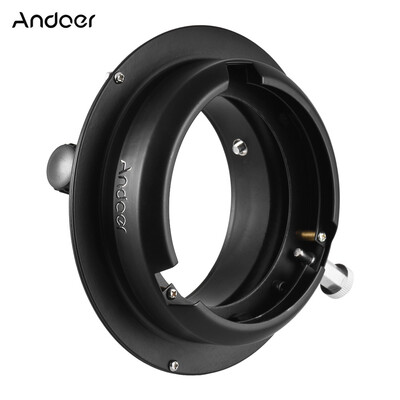 Andoer Photo Studio Universal 95mm Mini Flash to Bowens Mount Speedring Converter Adapter Ring for Neewer Andoer Godox 180W 250W 3
Andoer Photo Studio Universal 95mm Mini Flash to Bowens Mount Speedring Converter Adapter Ring for Neewer Andoer Godox 180W 250W 3