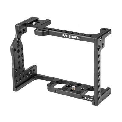 Aluminum Alloy Camera Video Cage Mount Rig Film Movie Making Stabilizer Bracket with Cold Shoe Mount 14 Inch Screw Thread for Nik
Aluminum Alloy Camera Video Cage Mount Rig Film Movie Making Stabilizer Bracket with Cold Shoe Mount 14 Inch Screw Thread for Nik