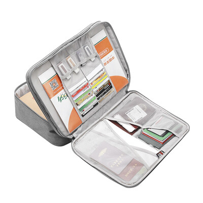 Must be beautiful BUBM ID storage bag family home large capacity box multi-function storage bag passport account this passbook important archive file bag JTB gray
Must be beautiful BUBM ID storage bag family home large capacity box multi-function storage bag passport account this passbook important archive file bag JTB gray