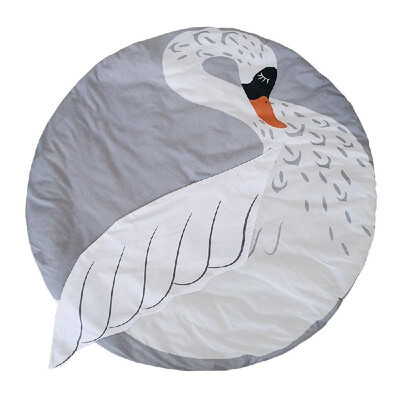 Kids Nursery Rug Swan Shaped Play Mat Round Carpet Cartoon Swan Design Baby Floor Playmats for Home Room Decoration 374 Inch Grey
Kids Nursery Rug Swan Shaped Play Mat Round Carpet Cartoon Swan Design Baby Floor Playmats for Home Room Decoration 374 Inch Grey