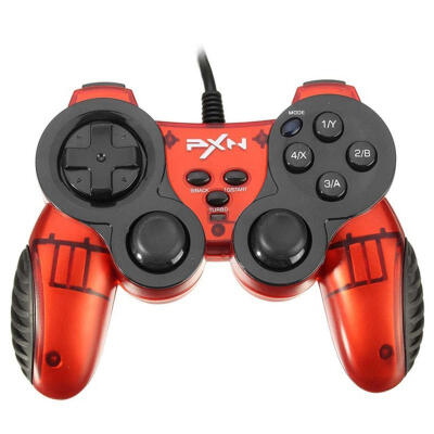 USB Wired Gamepad Dual Vibration Joystick Turbo Function Gaming Controller For PC Computer For Windows
USB Wired Gamepad Dual Vibration Joystick Turbo Function Gaming Controller For PC Computer For Windows