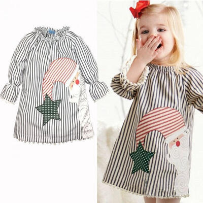 Lovely Christmas Santa Claus Kids Girls Toddler Baby Striped Princess Tutu Dress Tops
Lovely Christmas Santa Claus Kids Girls Toddler Baby Striped Princess Tutu Dress Tops