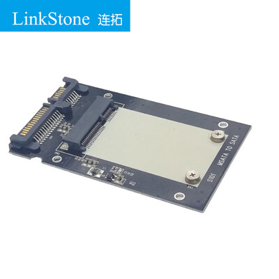 LinkStone MSATA to SATA Solid State Drive Adapter Compatible with SSD Solid State Drive Black S101-1M
LinkStone MSATA to SATA Solid State Drive Adapter Compatible with SSD Solid State Drive Black S101-1M