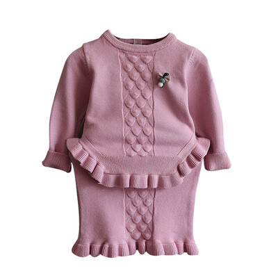 Little-Seven Baby 2019 Korean Girls Set Spring Knitted Dress Jacquard Ruffled Tops Kids 6664
Little-Seven Baby 2019 Korean Girls Set Spring Knitted Dress Jacquard Ruffled Tops Kids 6664