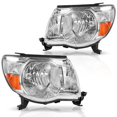 For 2005-2011 Toyota Tacoma Pickup Truck Headlight Assembly OE Style Headlights Replacement Chrome Housing with Amber Reflector
For 2005-2011 Toyota Tacoma Pickup Truck Headlight Assembly OE Style Headlights Replacement Chrome Housing with Amber Reflector